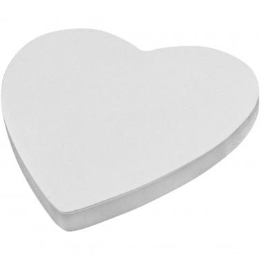 Logo trade advertising product photo of: Sticky-Mate® heart-shaped recycled sticky notes