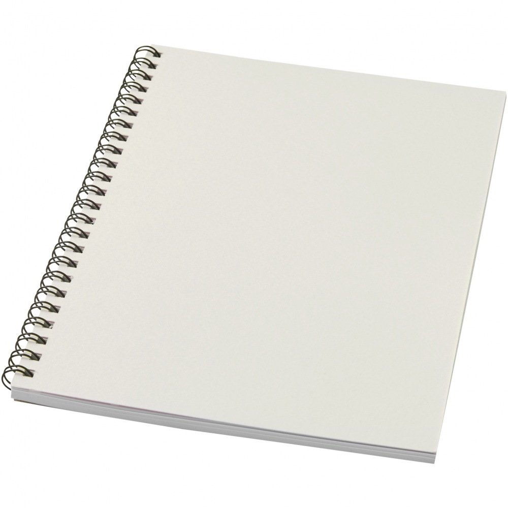 Logo trade advertising products picture of: Desk-Mate® A5 colour spiral notebook