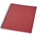 Desk-Mate® A5 colour spiral notebook, Red