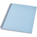 Desk-Mate® A5 colour spiral notebook, Light blue