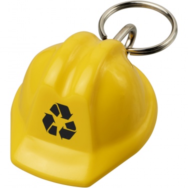 Logotrade business gifts photo of: Kolt hard hat-shaped recycled keychain