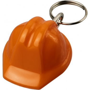 Logo trade advertising products picture of: Kolt hard hat-shaped recycled keychain