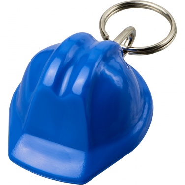 Logotrade promotional merchandise picture of: Kolt hard hat-shaped recycled keychain