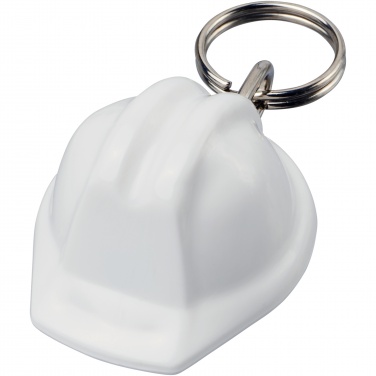 Logotrade promotional products photo of: Kolt hard hat-shaped recycled keychain