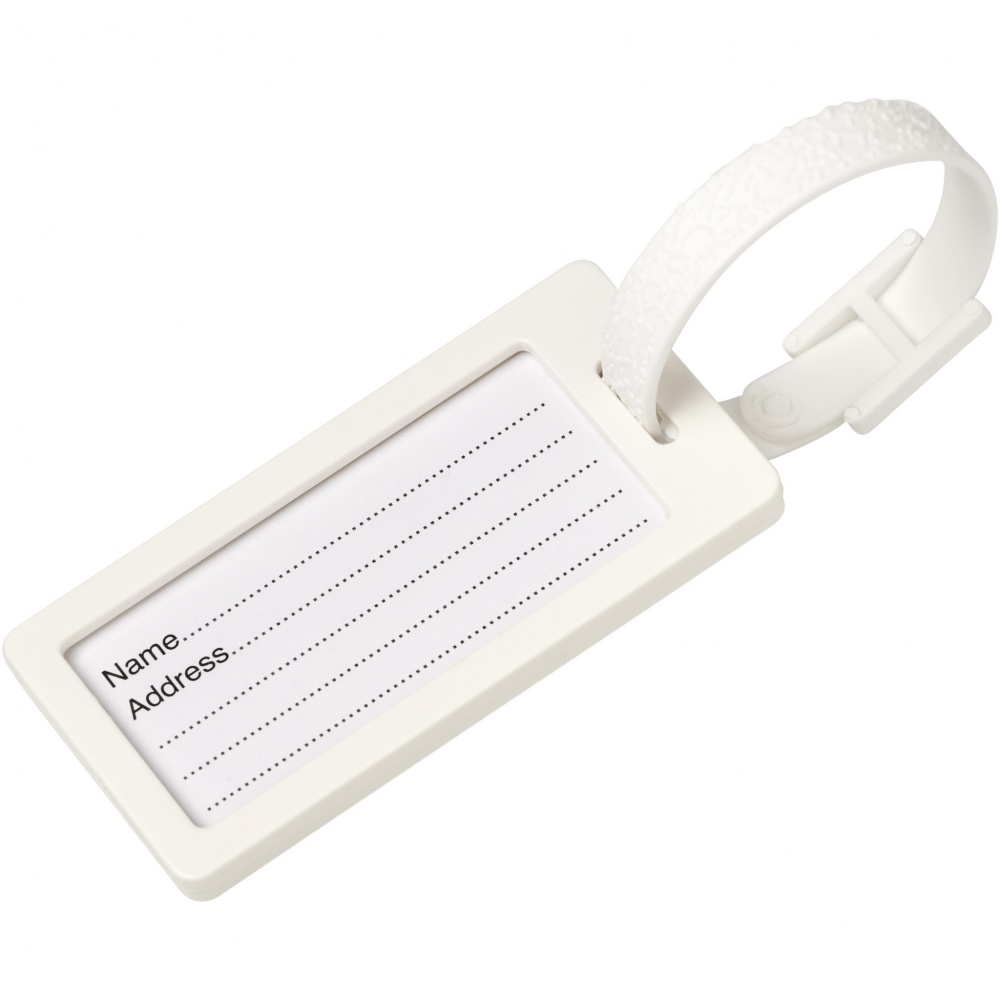 Logotrade corporate gift picture of: River recycled window luggage tag