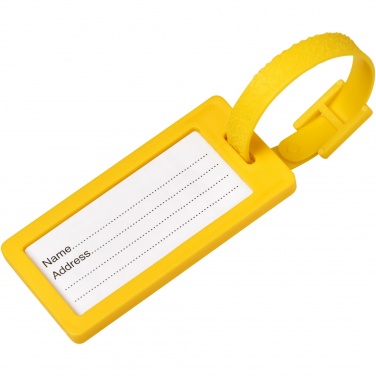 Logotrade promotional giveaway image of: River recycled window luggage tag