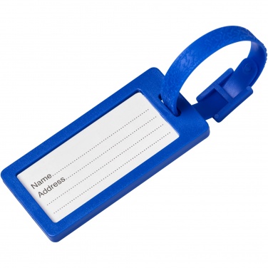 Logo trade promotional giveaways image of: River recycled window luggage tag