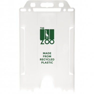 Logotrade promotional gift picture of: Pierre recycled plastic card holder 