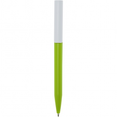 Logo trade promotional gifts image of: Unix recycled plastic ballpoint pen