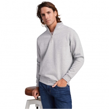 Logo trade promotional products image of: Aneto quarter zip sweater