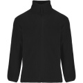 Artic men's full zip fleece jacket, Solid black