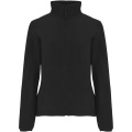 Artic women's full zip fleece jacket, Solid black