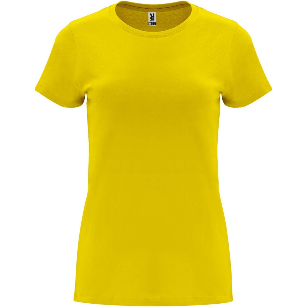 Logo trade promotional giveaways picture of: Capri short sleeve women's t-shirt