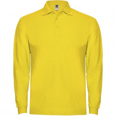 Logotrade business gift image of: Estrella long sleeve men's polo