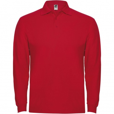 Logotrade promotional giveaway image of: Estrella long sleeve men's polo