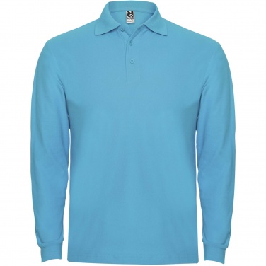 Logo trade advertising products picture of: Estrella long sleeve men's polo