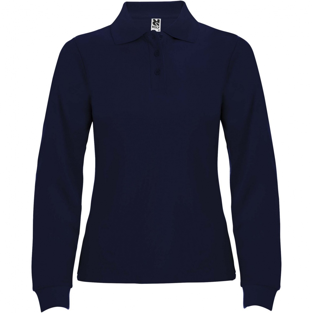 Logo trade business gifts image of: Estrella long sleeve women's polo