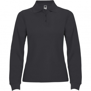 Logo trade corporate gifts image of: Estrella long sleeve women's polo