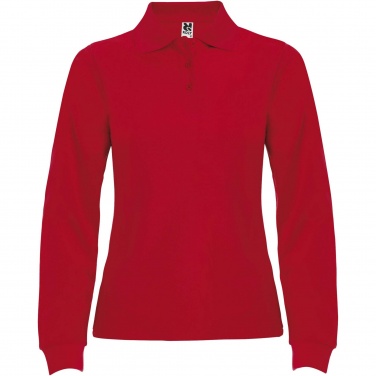 Logo trade corporate gifts picture of: Estrella long sleeve women's polo