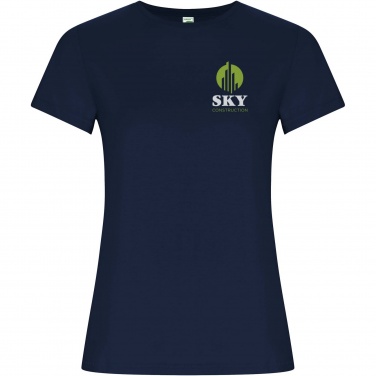 Logo trade promotional merchandise image of: Golden short sleeve women's t-shirt