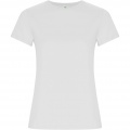 Golden short sleeve women's t-shirt, White