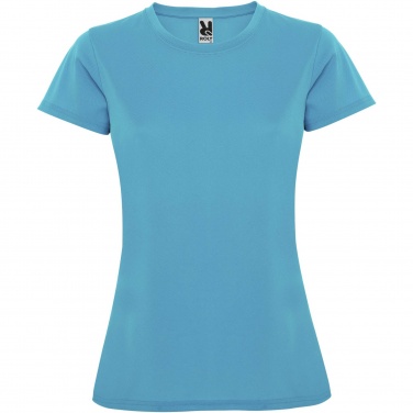 Logo trade promotional merchandise image of: Montecarlo short sleeve women's sports t-shirt