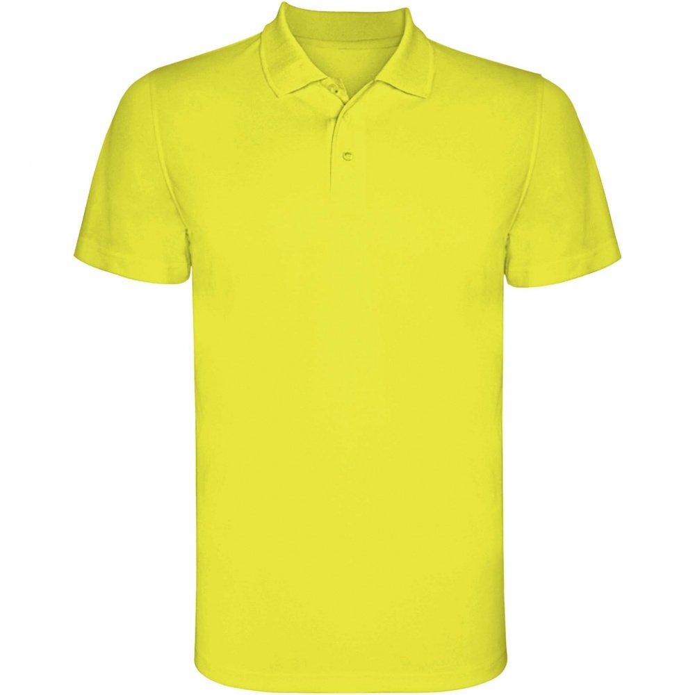 Logo trade promotional giveaways image of: Monzha short sleeve men's sports polo