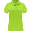 Monzha short sleeve women's sports polo, Lime