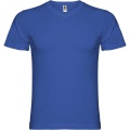 Samoyedo short sleeve men's v-neck t-shirt, Royal blue