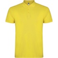 Star short sleeve men's polo, Yellow