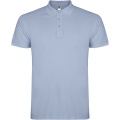 Star short sleeve men's polo, Zen Blue