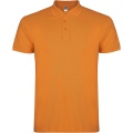 Star short sleeve men's polo, Orange