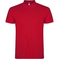 Star short sleeve men's polo, Red