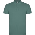 Star short sleeve men's polo, Calm Blue