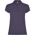 Star short sleeve women's polo, Lilac