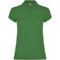 Star short sleeve women's polo, Tropical Green