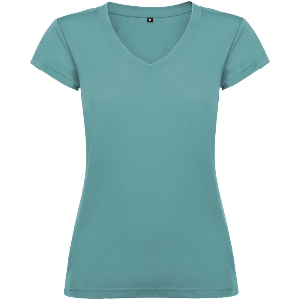 Logo trade advertising products picture of: Victoria short sleeve women's v-neck t-shirt