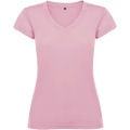 Victoria short sleeve women's v-neck t-shirt, Light pink