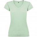 Victoria short sleeve women's v-neck t-shirt, Mist Green