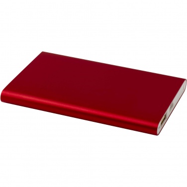 Logo trade promotional merchandise photo of: Pep 4000 mAh Type-C recycled aluminium power bank 