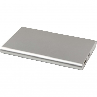 Logo trade corporate gifts image of: Pep 4000 mAh Type-C recycled aluminium power bank 