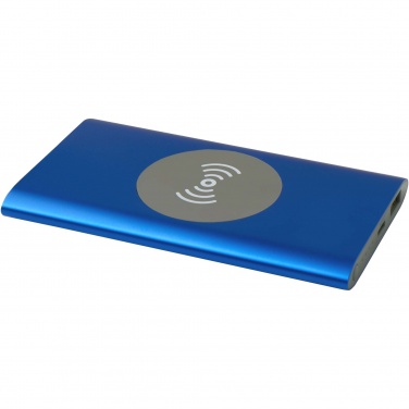 Logotrade business gift image of: Juice 4000 mAh Type-C recycled aluminium wireless power bank 