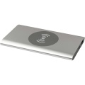 Juice 4000 mAh Type-C recycled aluminium wireless power bank , Silver