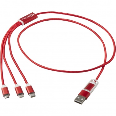 Logotrade business gift image of: Versatile 5-1 recycled aluminium charging cable