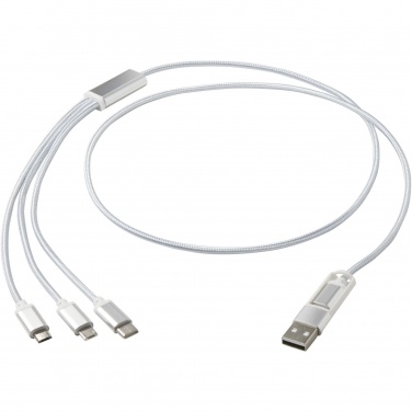 Logotrade corporate gift picture of: Versatile 5-1 recycled aluminium charging cable