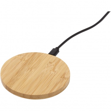 Logotrade advertising products photo of: Essence 15W bamboo wireless charging pad