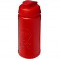 Baseline Rise 500 ml sport bottle with flip lid, Red / Red