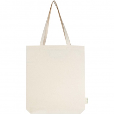 Logo trade promotional merchandise picture of: Orissa 180 g/m² organic wide bottom tote bag 11L