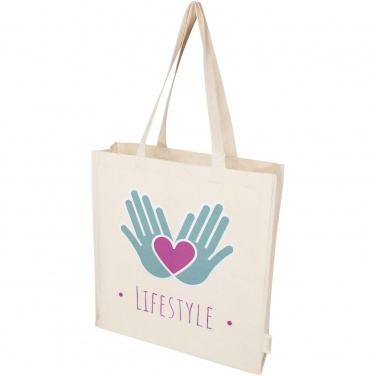 Logo trade promotional items picture of: Orissa 180 g/m² organic full gusset tote bag 14L