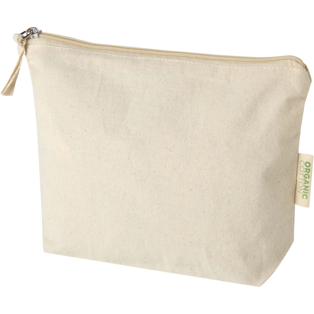 Logotrade promotional merchandise photo of: Orissa 180 g/m² organic toiletry bag 1L